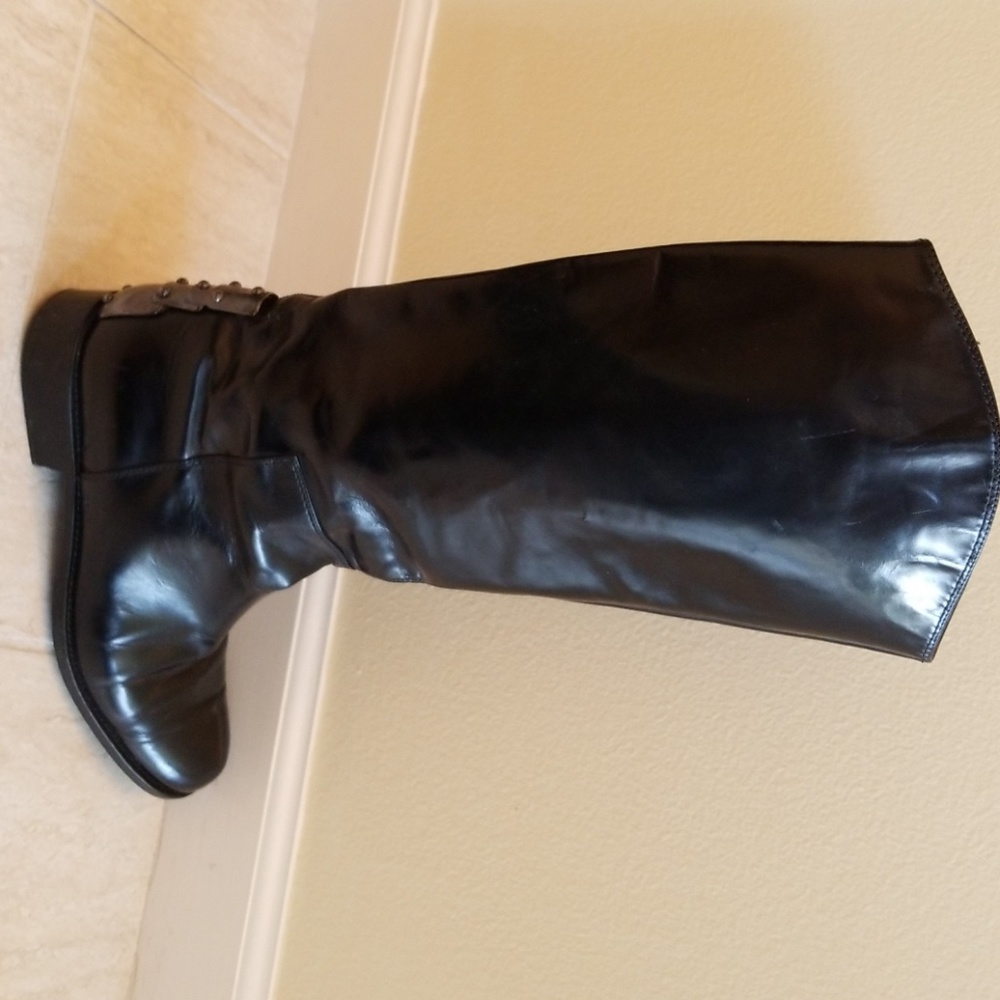 Gianfranco Ferre leather riding boots